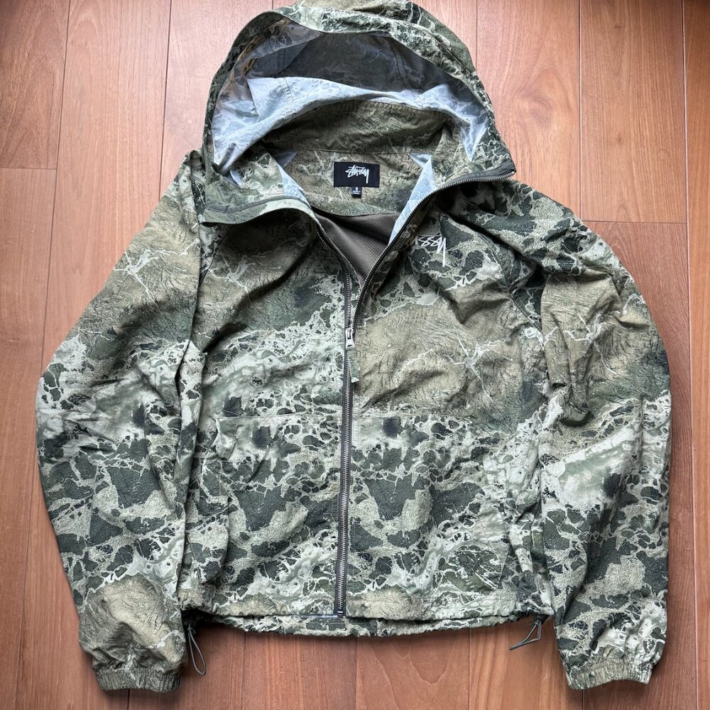 Stussy Camo Beach Coat (Windbreaker)